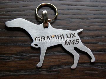 Шоу Табелка-медальон за кучета Курхаар - Модел М 45