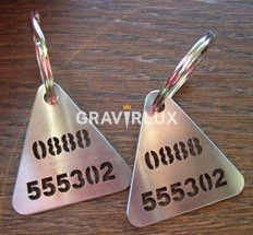 Табелка медальон за кучета триъгълник - Модел М 92